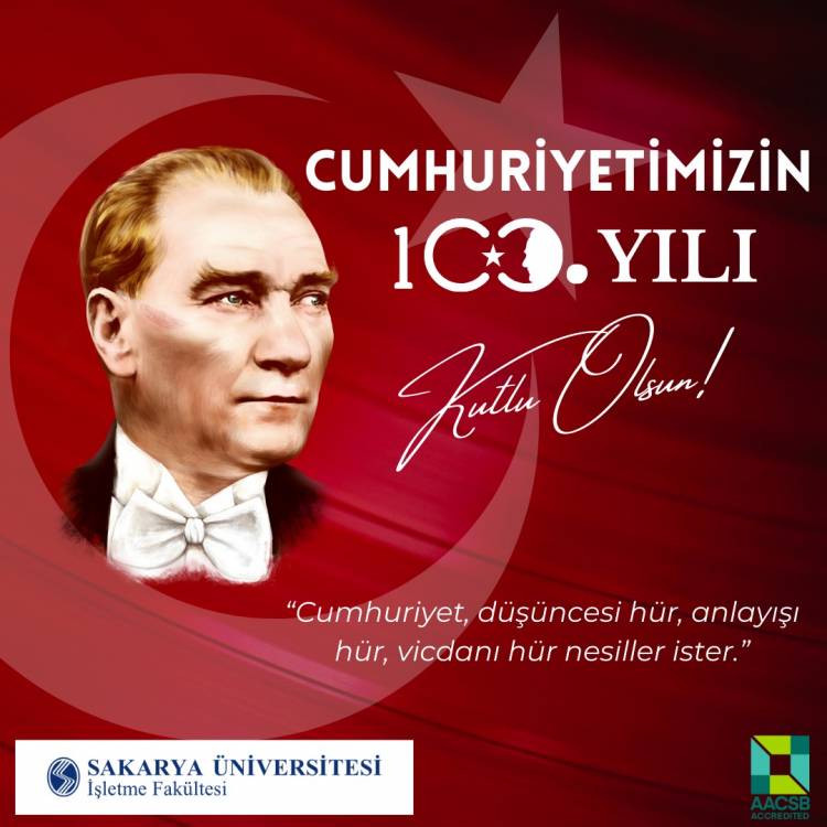 Cumhuriyetimizin 100.yılı kutlu olsun.